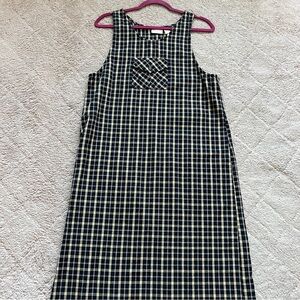 Vintage Crossroads Cotton Plaid Y2K Maxi Dress Women’s Size S